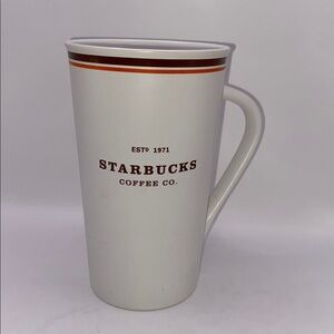 Starbucks Coffee 2010 Tall 15.2 Fl Ounce Collectible Coffee Mug Gift Stocking